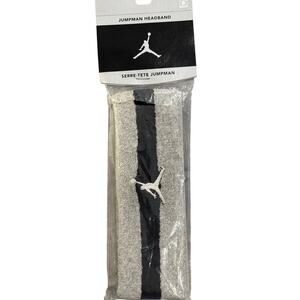 Vintage Jordan Jumpman Unisex Adult Headband OS Gray/Black